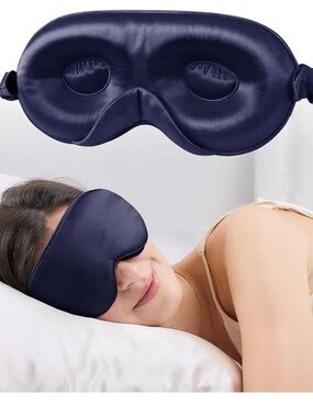 22 Momme Black Silk Sleep Mask